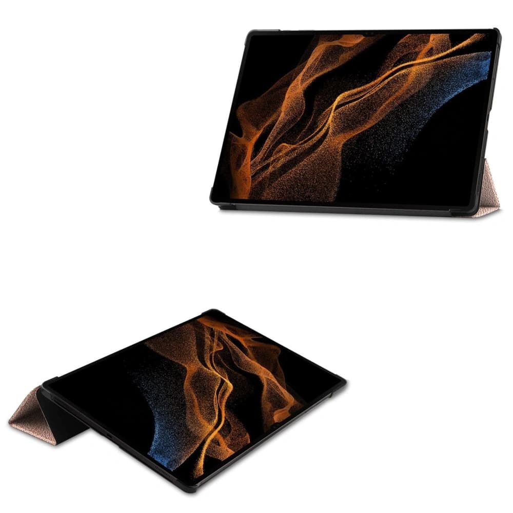 Bizon Case Tab Croc Samsung Galaxy Tab S10 Ultra / S9 Ultra rose gold - 2