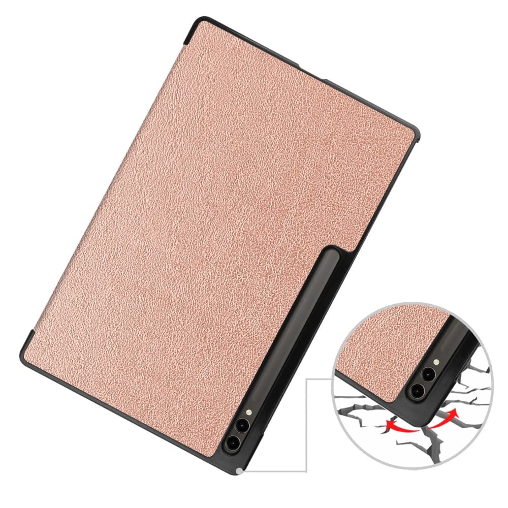 Bizon Case Tab Croc Samsung Galaxy Tab S10 Ultra / S9 Ultra rose gold - 3