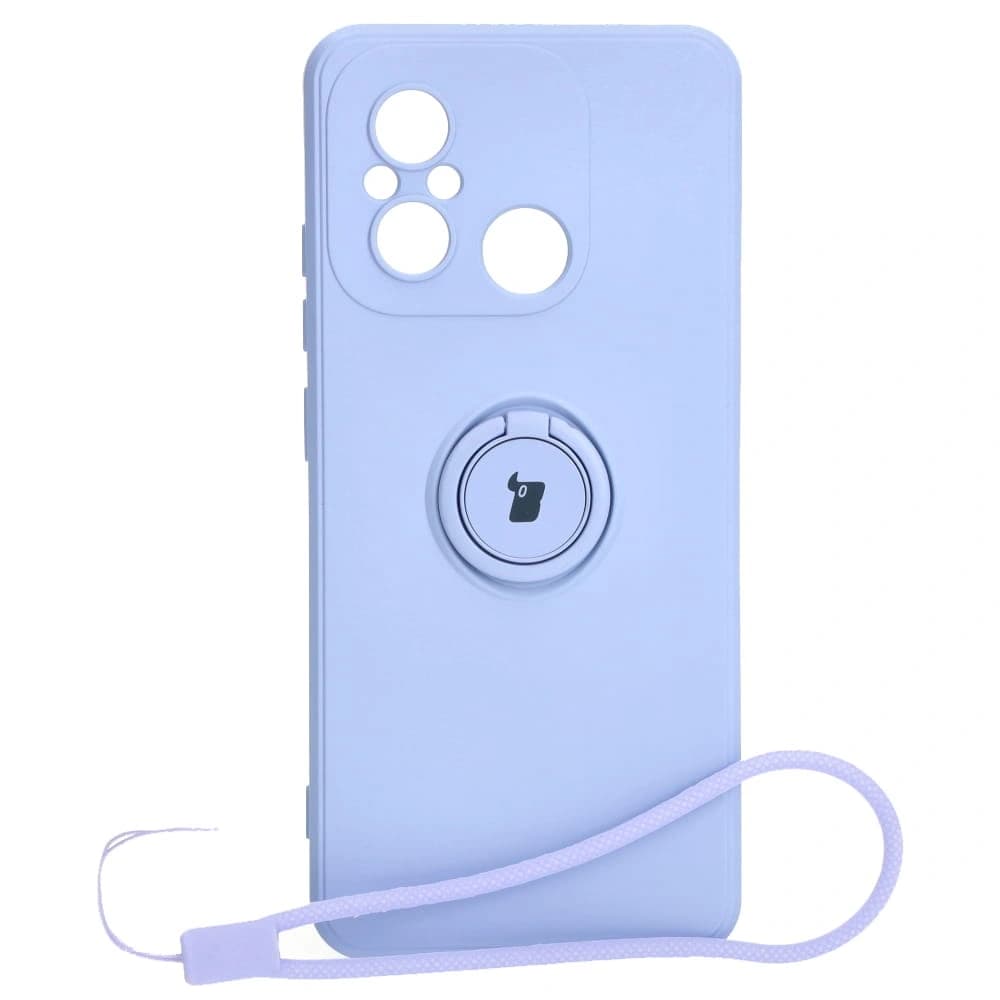 Bizon Case Silikonring Sq Xiaomi Redmi 12C helllila - 1