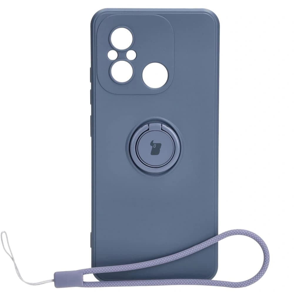 Bizon Case Silikonring Sq Xiaomi Redmi 12C grau - 1