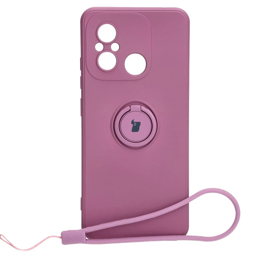 Bizon Case Silikonring Sq Xiaomi Redmi 12C dunkel lila - 1