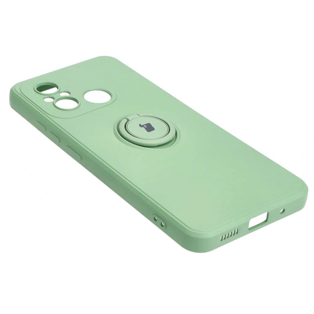 Bizon Case Silicone Ring Sq Xiaomi Redmi 12C light green - 4