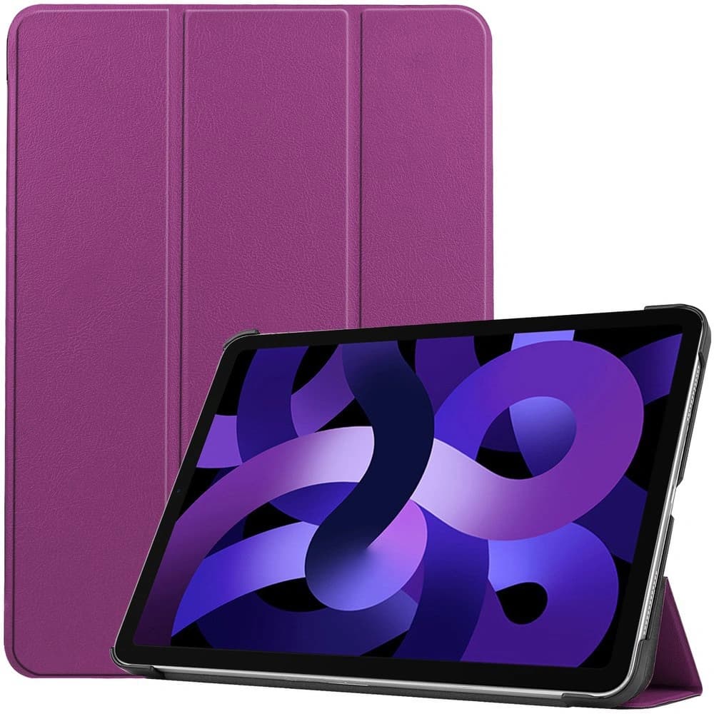 Etui Bizon Case Tab Croc do Apple iPad Air 6 / Air 5 / Air 4 ciemnofioletowe - 1