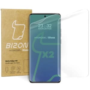 Bizon Glass Hydrogel Motorola Edge 40 [2 PACK]
