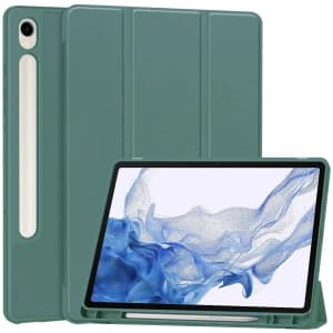 Bizon Case Tab Lizard Samsung Galaxy Tab S9 dark green