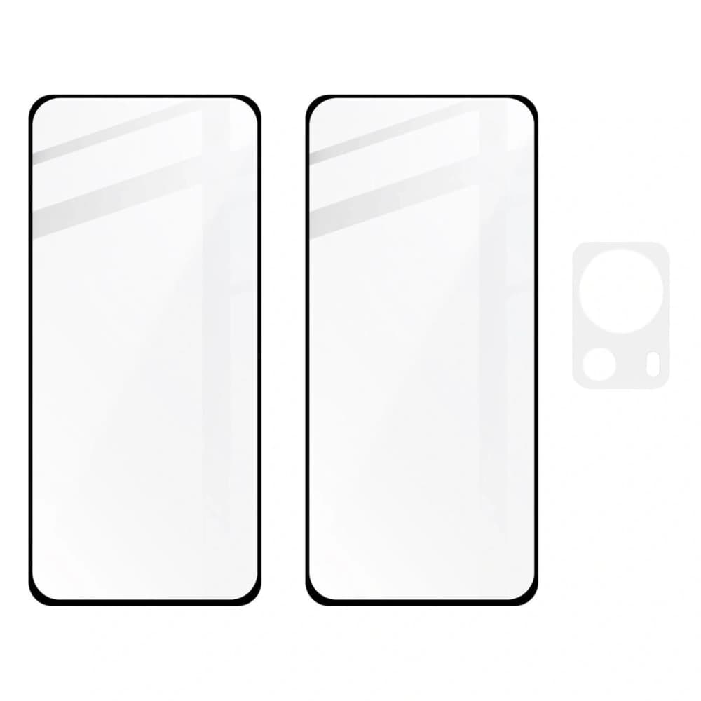 BIZON Edge 3D 2x Bildschirmglas + Kameraglas Xiaomi 13 Lite - 5