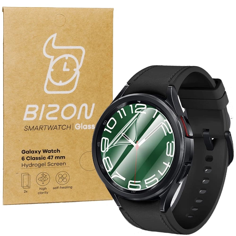 Bizon Glass Hydrogel Samsung Galaxy Watch 6 Classic 47 mm [2 PACK] - 1