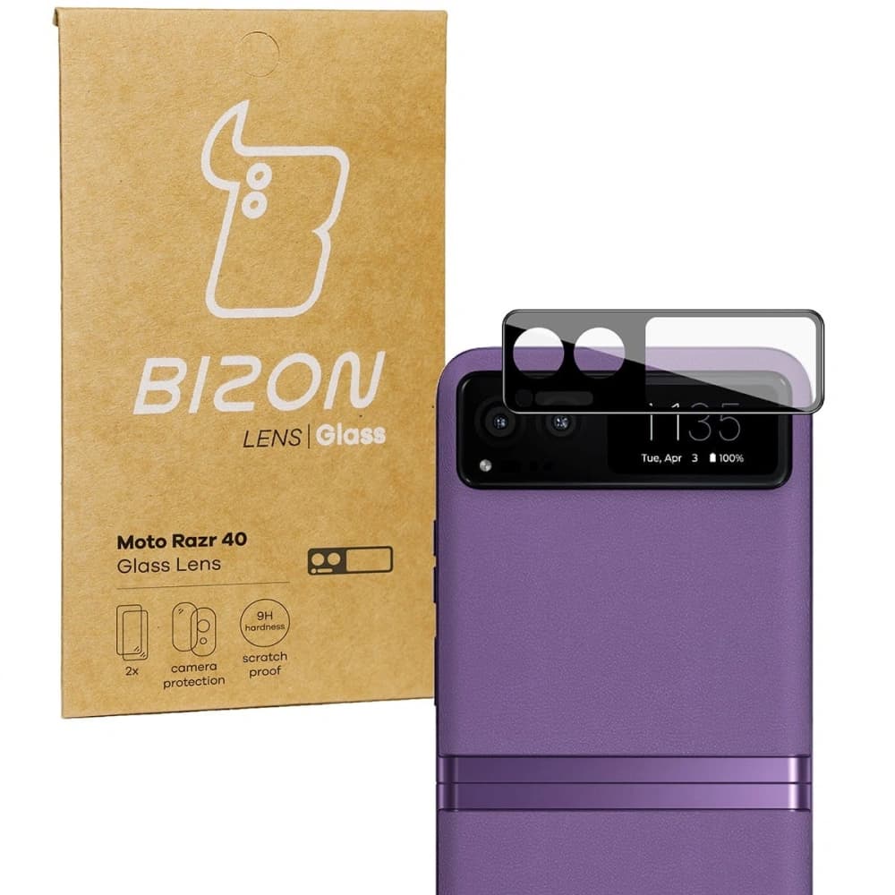 Bizon-Glaslinse Motorola Razr 40 [2 PACK] - 1