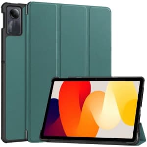 Bizon Case Tab Croc Xiaomi Redmi Pad SE dark green