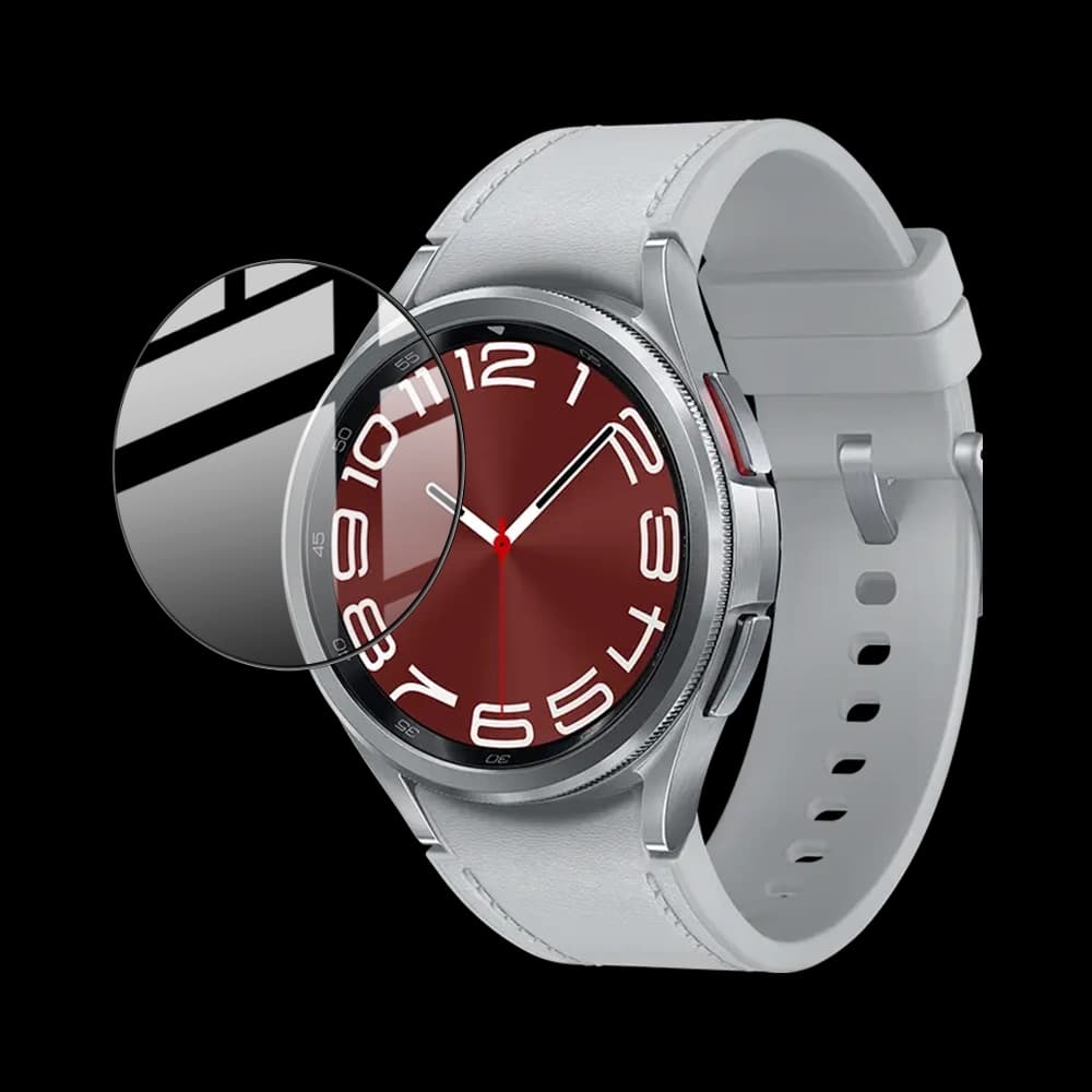 Bizon Glas Uhr Edge Hybrid Samsung Galaxy Watch 6 Classic 43mm schwarz - 3