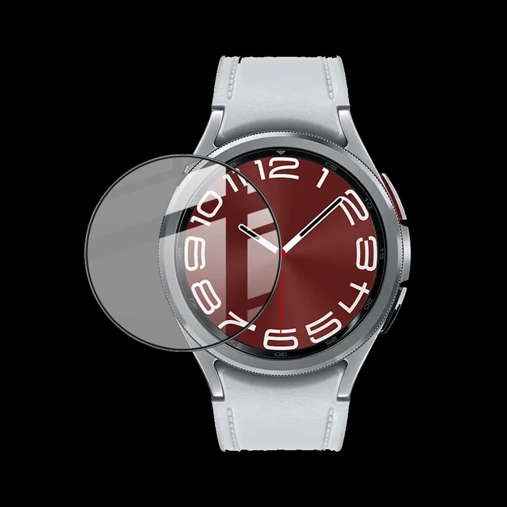 Bizon Glas Uhr Edge Hybrid Samsung Galaxy Watch 6 Classic 43mm schwarz - 5