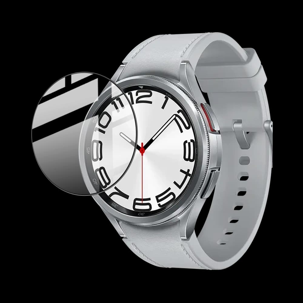 Bizon Glas Uhr Edge Hybrid Samsung Galaxy Watch 6 Classic 47 mm schwarz - 3