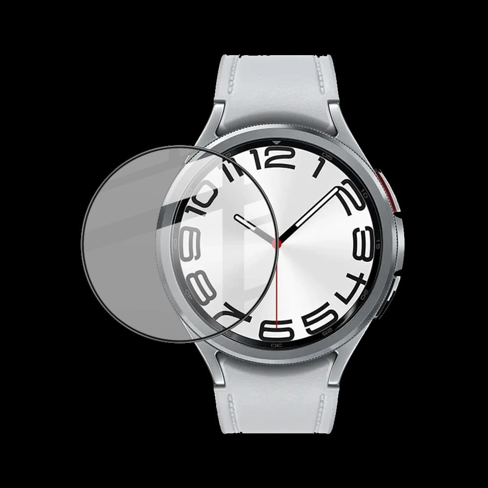 Bizon Glas Uhr Edge Hybrid Samsung Galaxy Watch 6 Classic 47 mm schwarz - 5