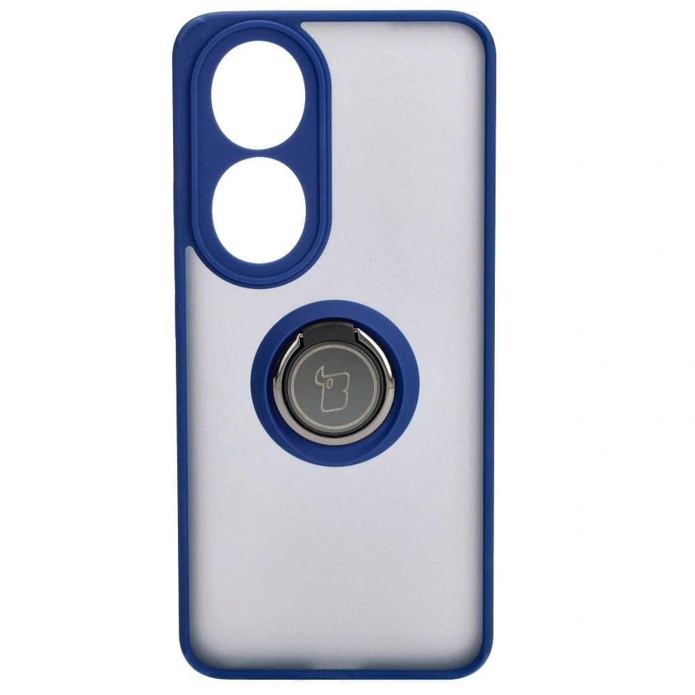 Bizon Case Hybrid Ring Honor 90 rauchig mit einem marineblauen Rahmen - 2