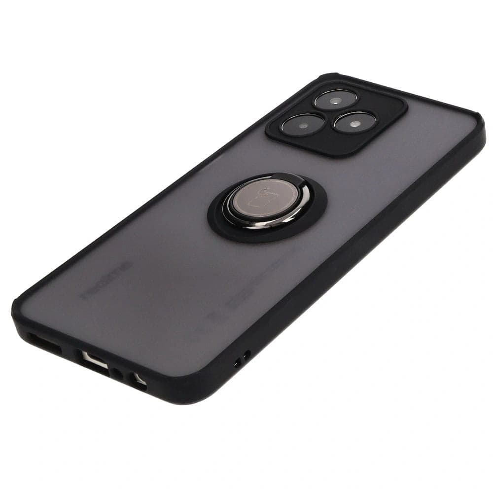 Bizon Case Hybrid Ring Realme C53 / C51 smoky with a black frame - 3