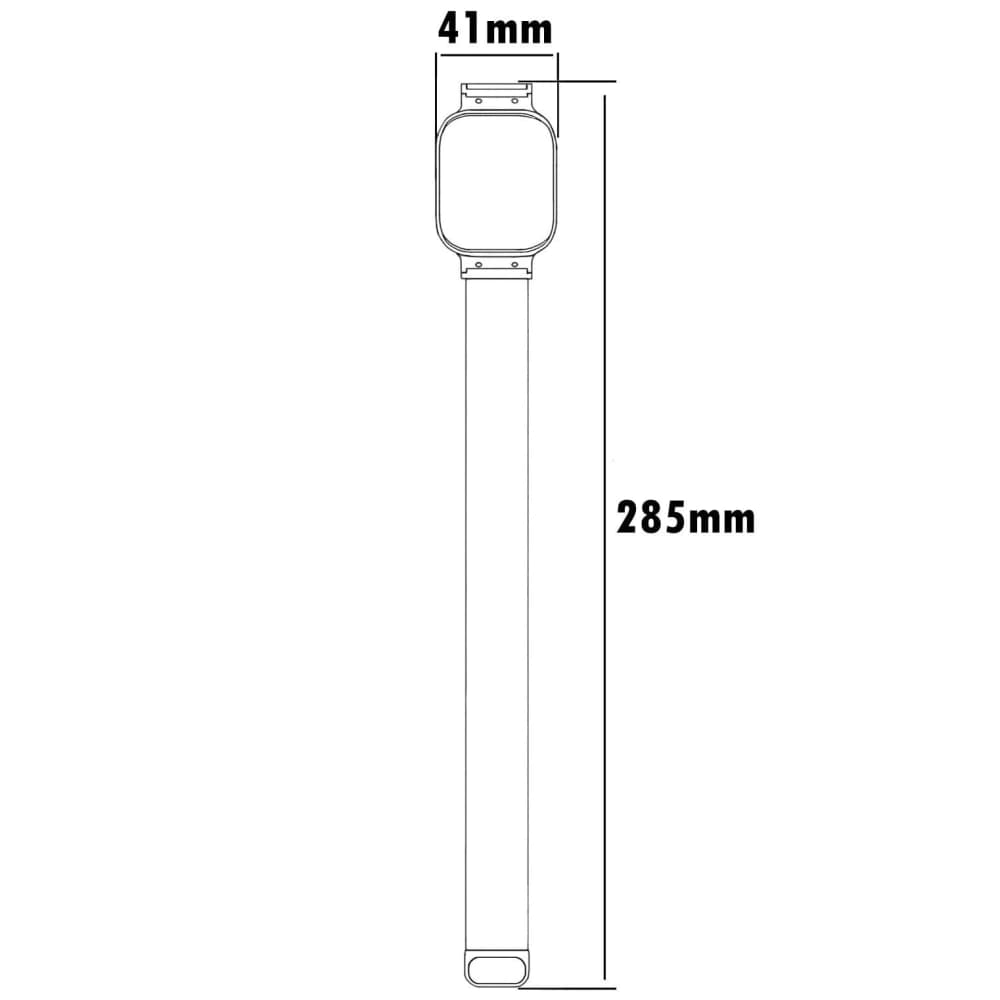 Bizon Strap + Case Watch Chain Xiaomi Redmi Watch 3 Active black - 5