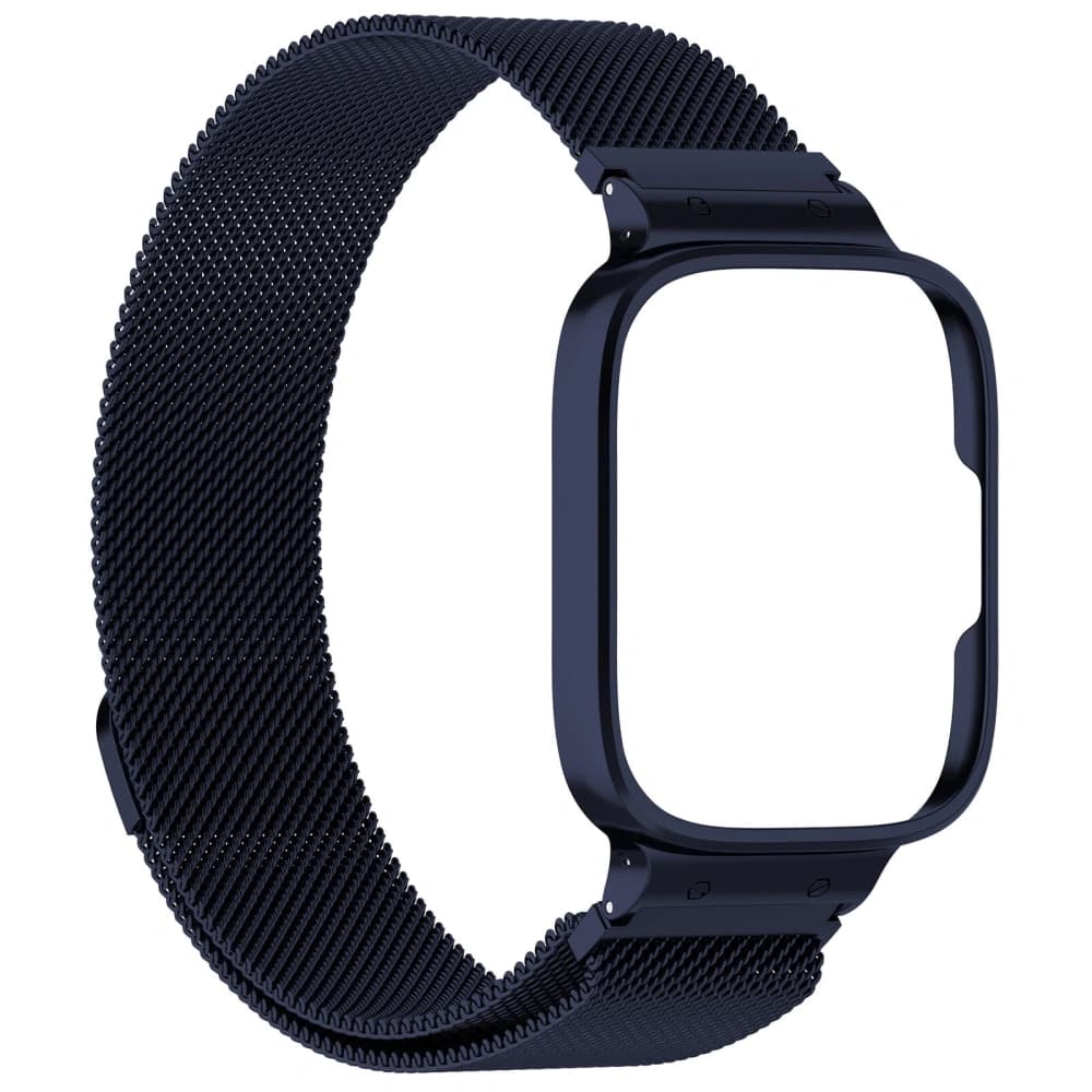 Bizon Strap + Case Watch Chain Xiaomi Redmi Watch 3 Active navy blue - 3