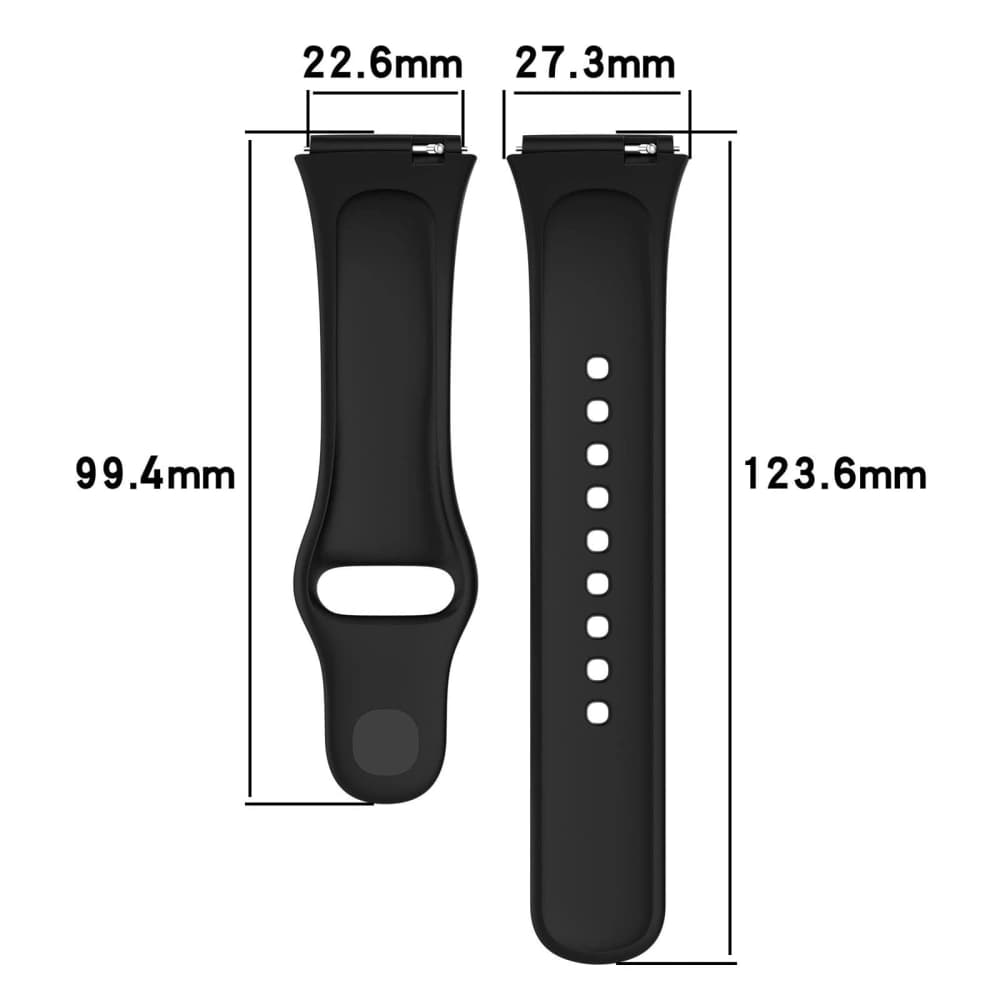 Bizon Strap Uhr Dots Xiaomi Redmi Uhr 3 Aktiv schwarz - 2
