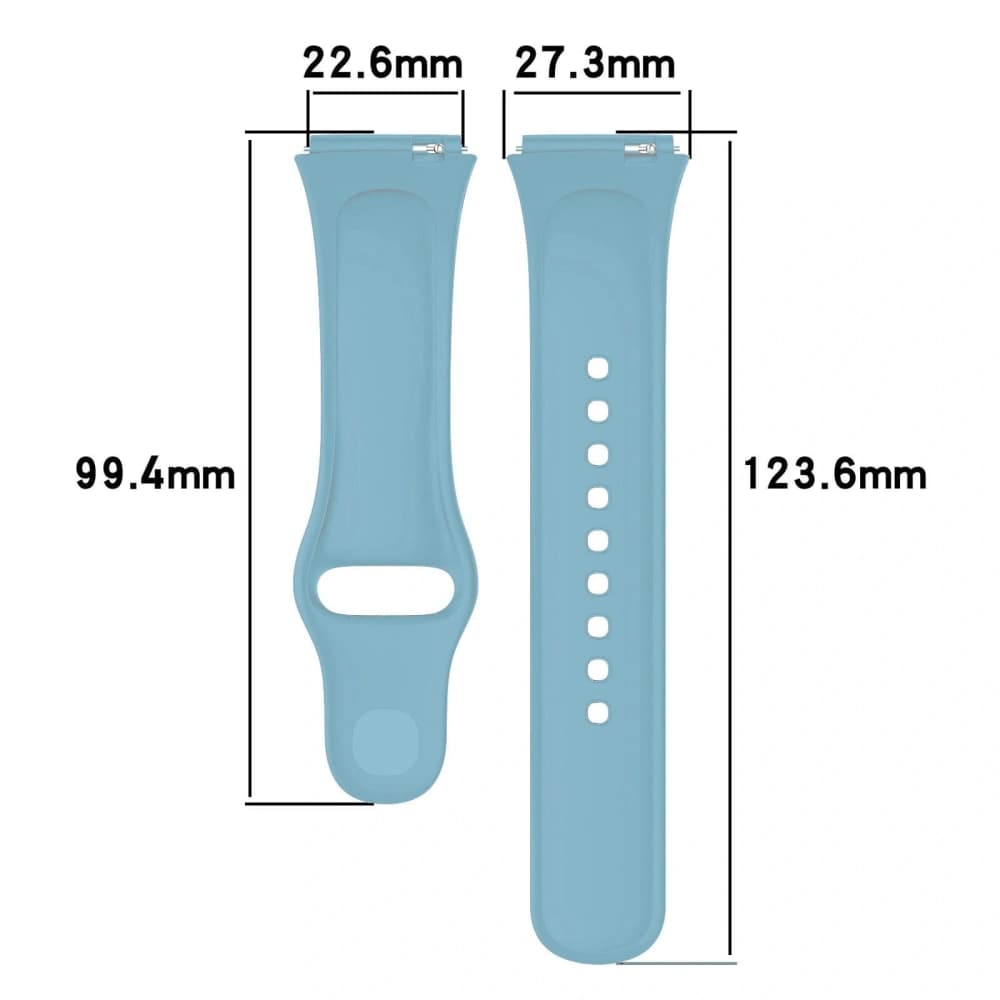 Bizon Strap Uhren Dots Xiaomi Redmi Watch 3 Active blau - 2