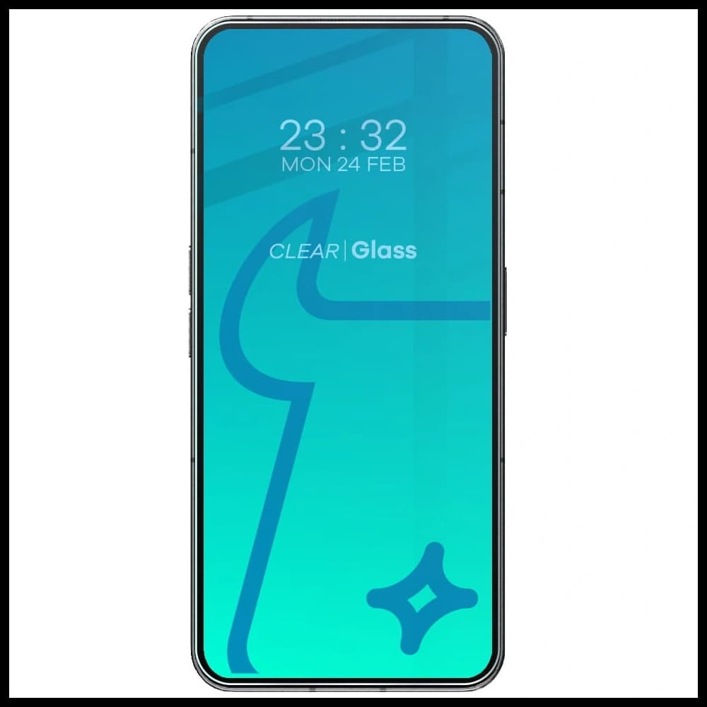 BIZON Klar 3x Bildschirmglas + Kameraglas für Nothing Phone 2 - 3