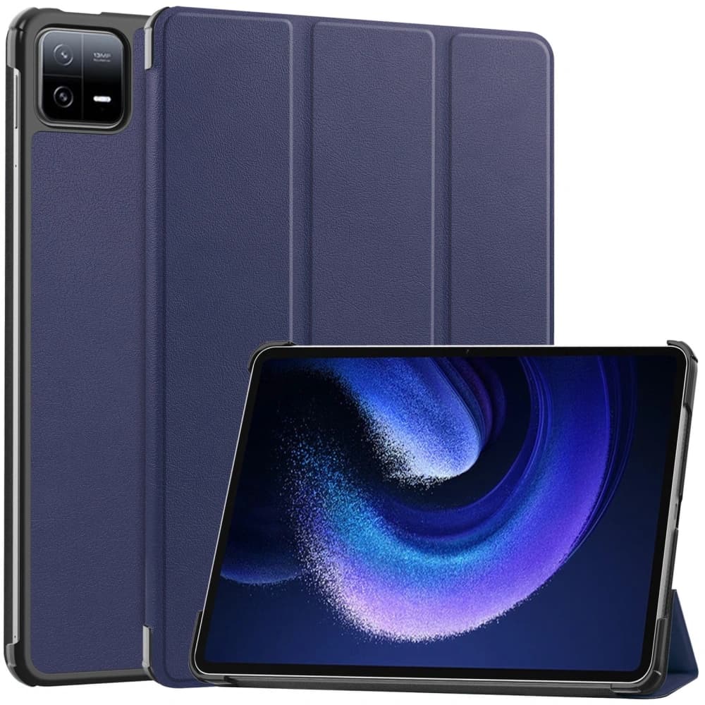 Bizon Case Tab Croc Xiaomi Pad 6 / Pad 6 Pro navy blue - 1