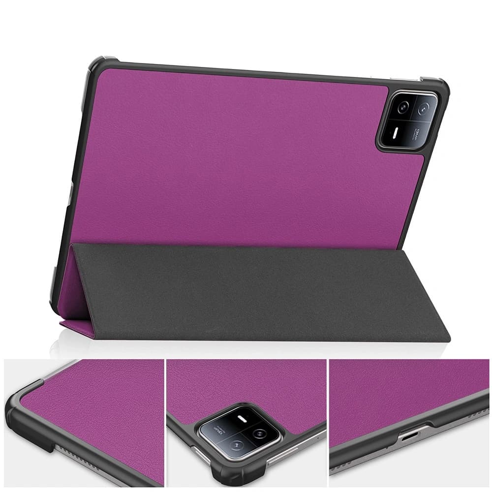 Bizon Case Tab Croc Xiaomi Pad 6 / Pad 6 Pro dunkel lila - 6