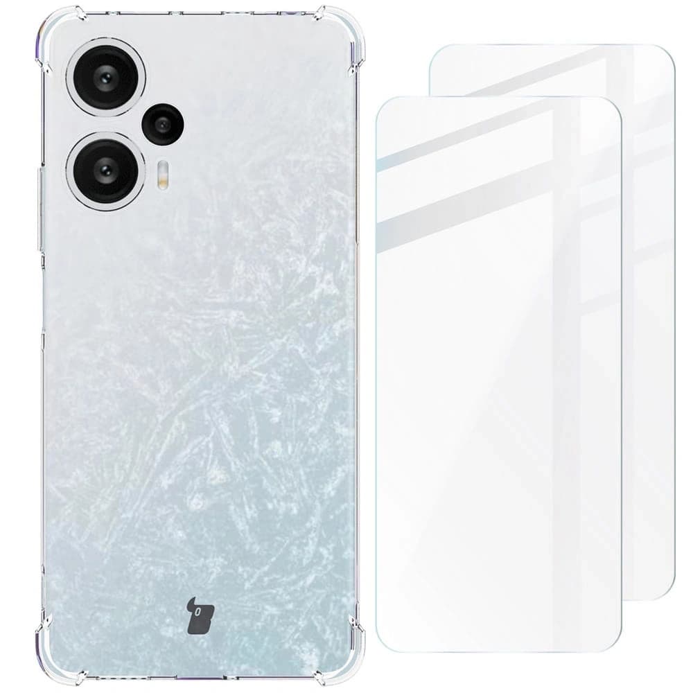 Bizon Case Clear Pack Xiaomi Poco F5 klar - 1