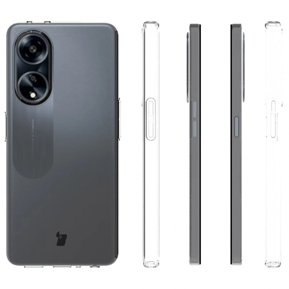 Bizon Case Clear Pack case + 2x screen glass Oppo A98 5G clear - 4