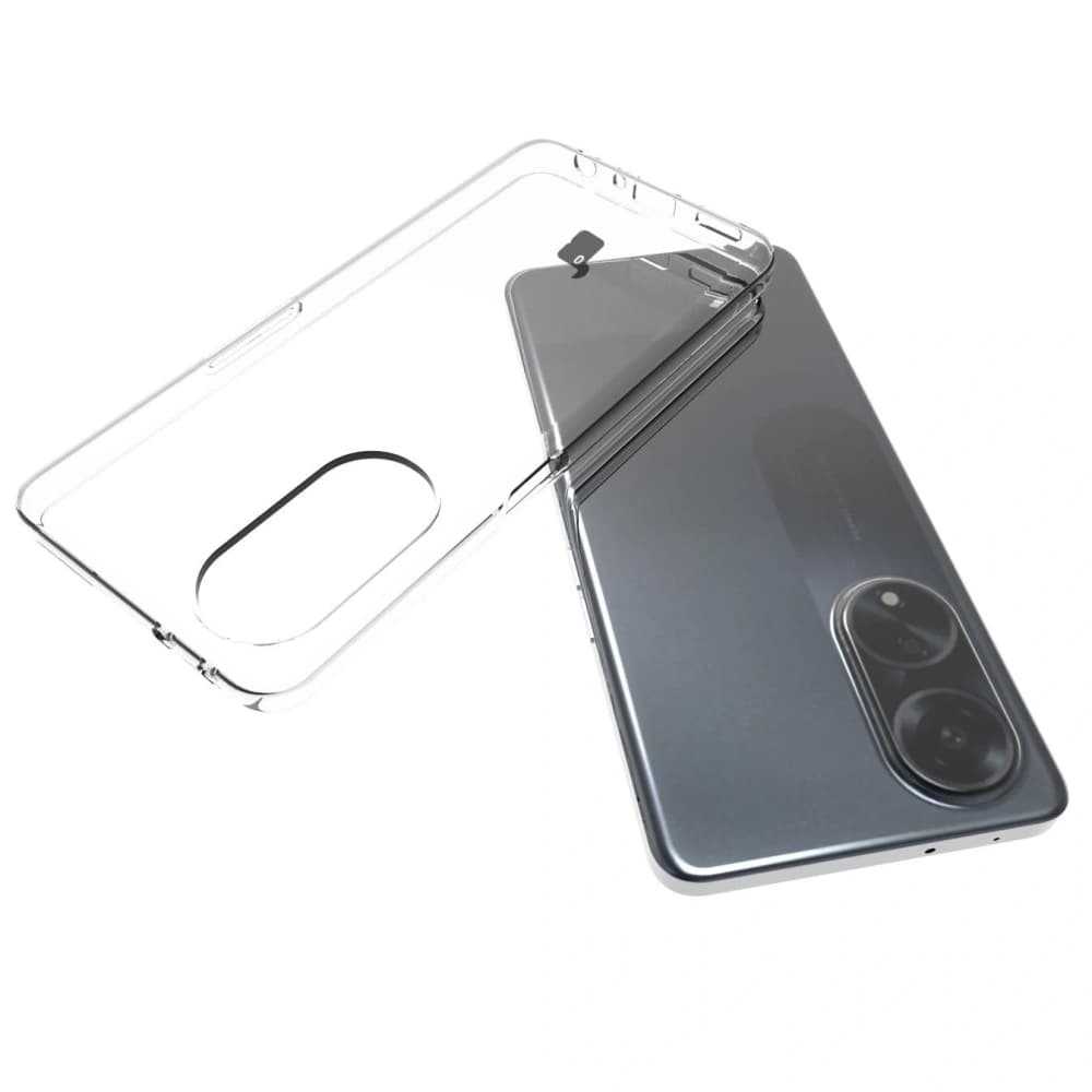 Bizon Case Clear Pack case + 2x screen glass Oppo A98 5G clear - 5