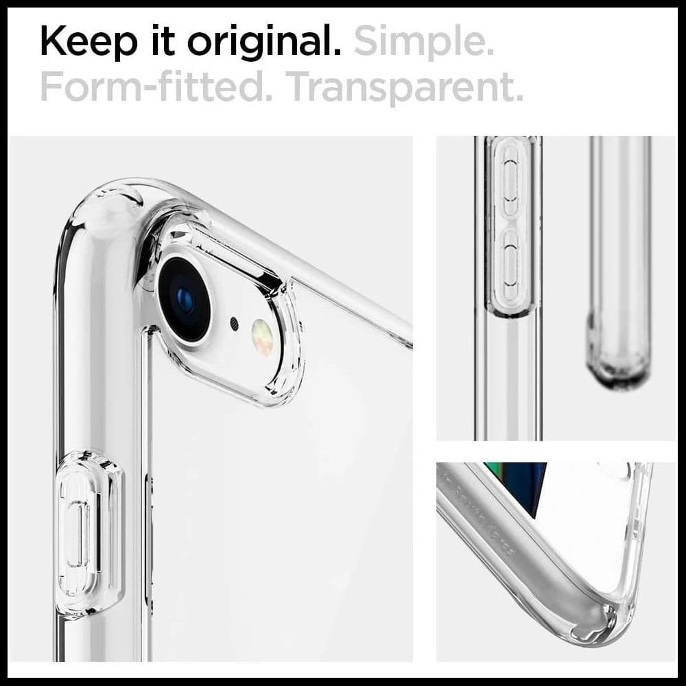 Spigen Ultra Hybrid Apple iPhone SE 2022/SE 2020/8/7 Crystal Clear - 5