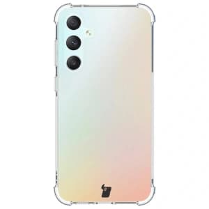 Bizon Case Clear Pack case + 2x screen glass Samsung Galaxy S23 FE clear