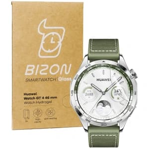 Bizon Glass Watch Hydrogel Huawei Watch GT 4 46 mm [2 PACK]