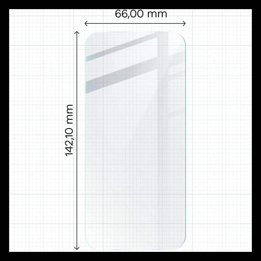 Bizon Glass Clear 2 Apple iPhone 15 / 15 Pro / 16 - 2