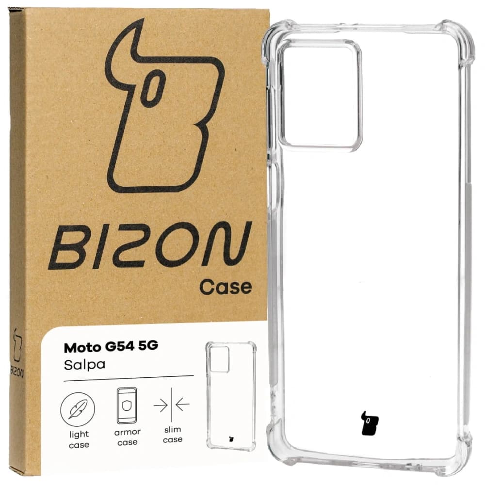Bizon Case Salpa Motorola Moto G54 5G klar - 1