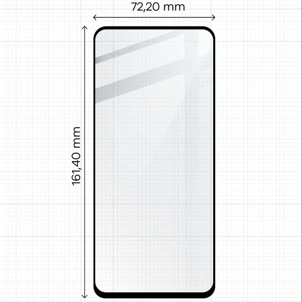 Bizon Glass Edge 2 Realme 11 5G black - 2