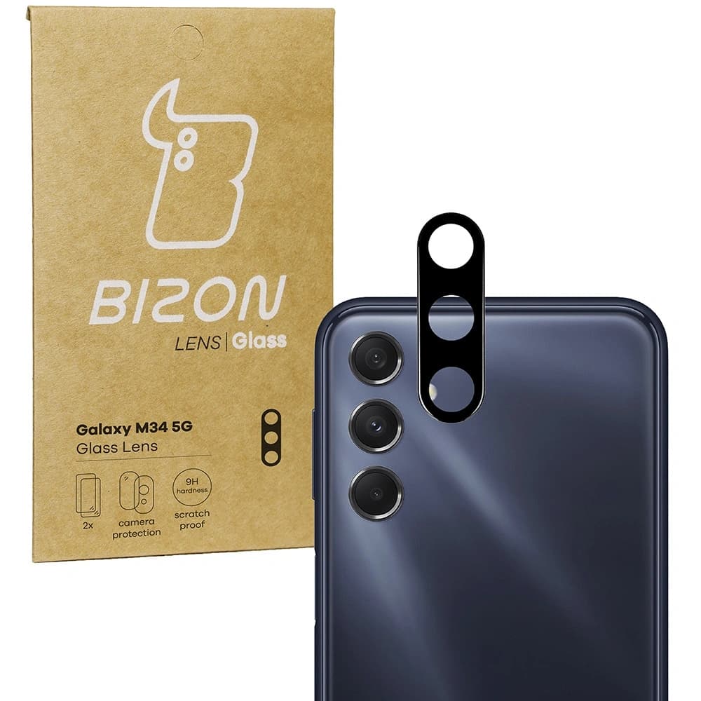 Bizon Glass Lens Samsung Galaxy M34 5G [2 PACK] - 1