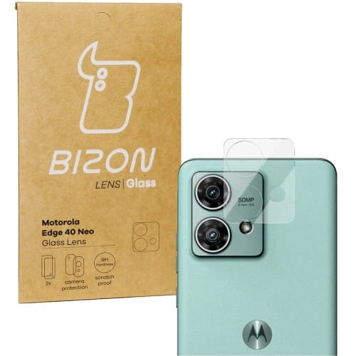 Bizon Glass Lens Motorola Edge 40 Neo [2 PACK]