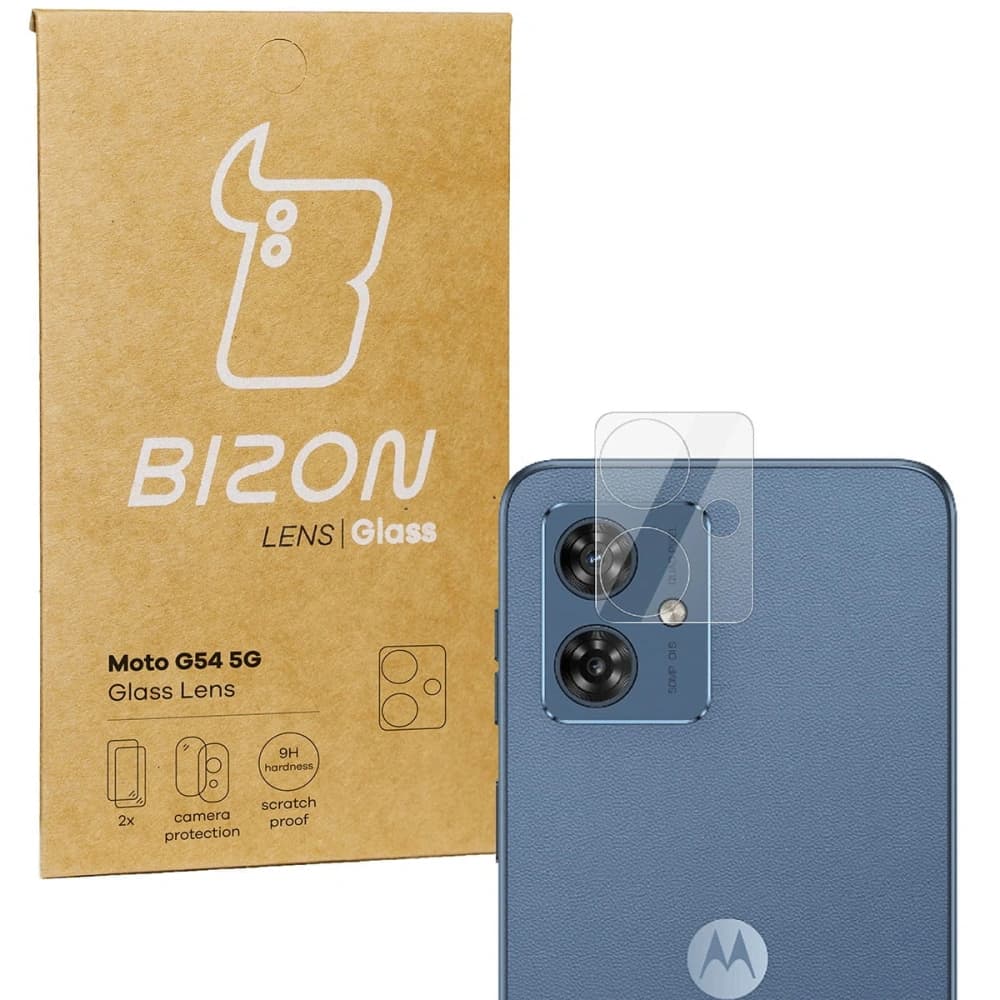 Bizon Glaslinse Motorola Moto G54 5G [2 PACK] - 1