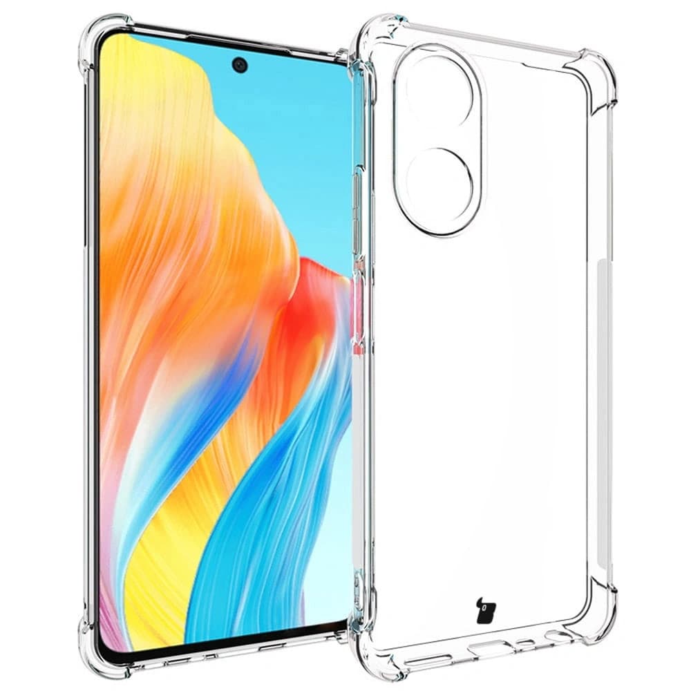 Bizon Case Clear Pack case + 2x screen glass Oppo A58 4G clear - 3
