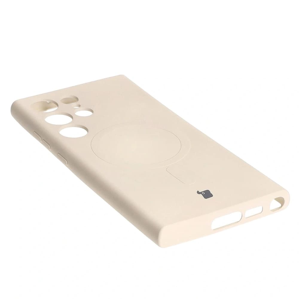 Bizon Case Silicone Magnetic Samsung Galaxy S23 Ultra beige - 4
