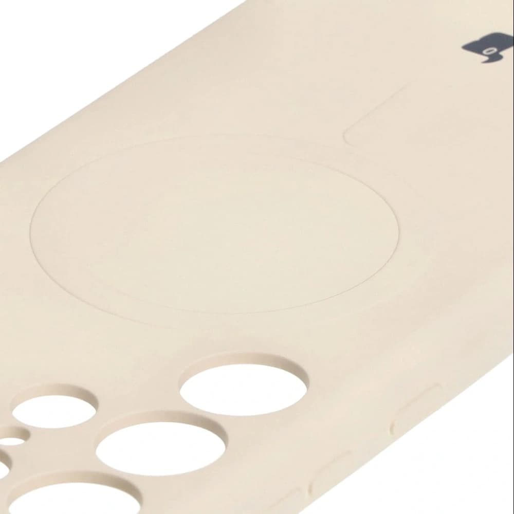 Bizon Case Silicone Magnetic Samsung Galaxy S23 Ultra beige - 5