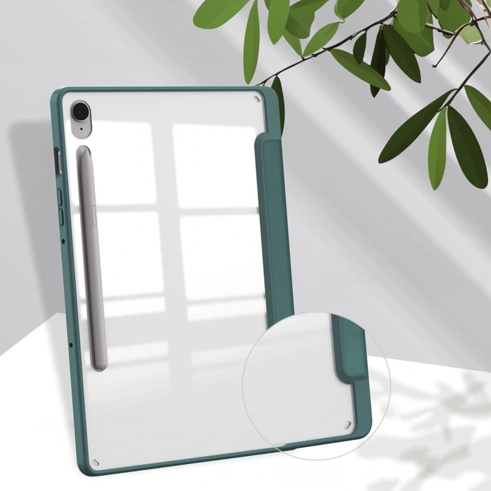 Bizon Case Tab Clear Matt Samsung Galaxy Tab S9 / S9 FE dunkelgrün - 7