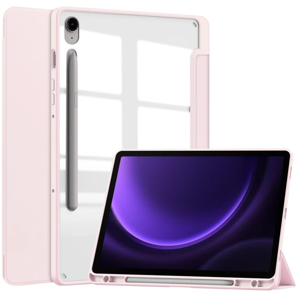Bizon Case Tab Clear Matt Samsung Galaxy Tab S9 / S9 FE light pink - 1