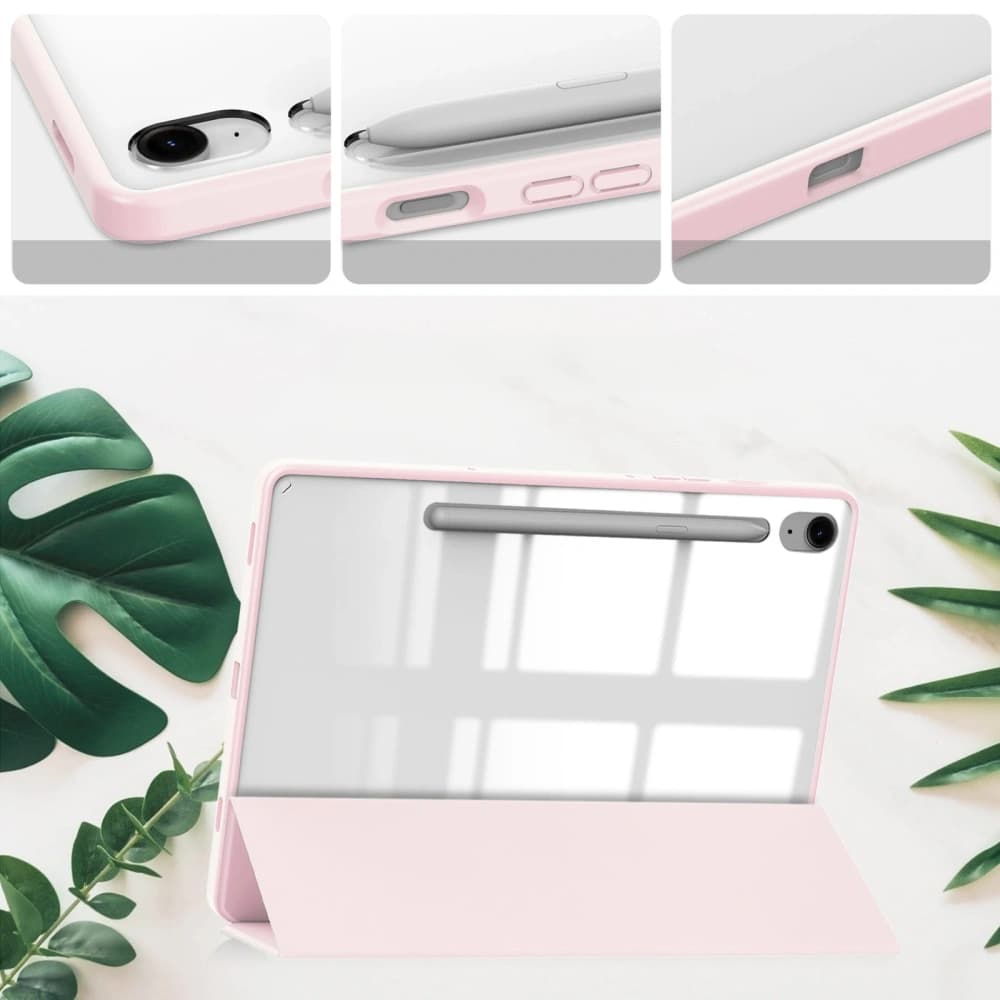 Bizon Case Tab Clear Matt Samsung Galaxy Tab S9 / S9 FE light pink - 3