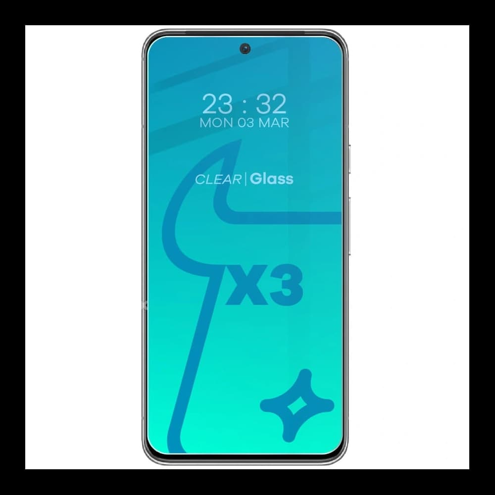 BIZON Clear 3x screen glass + camera glass Pixel 8 - 3