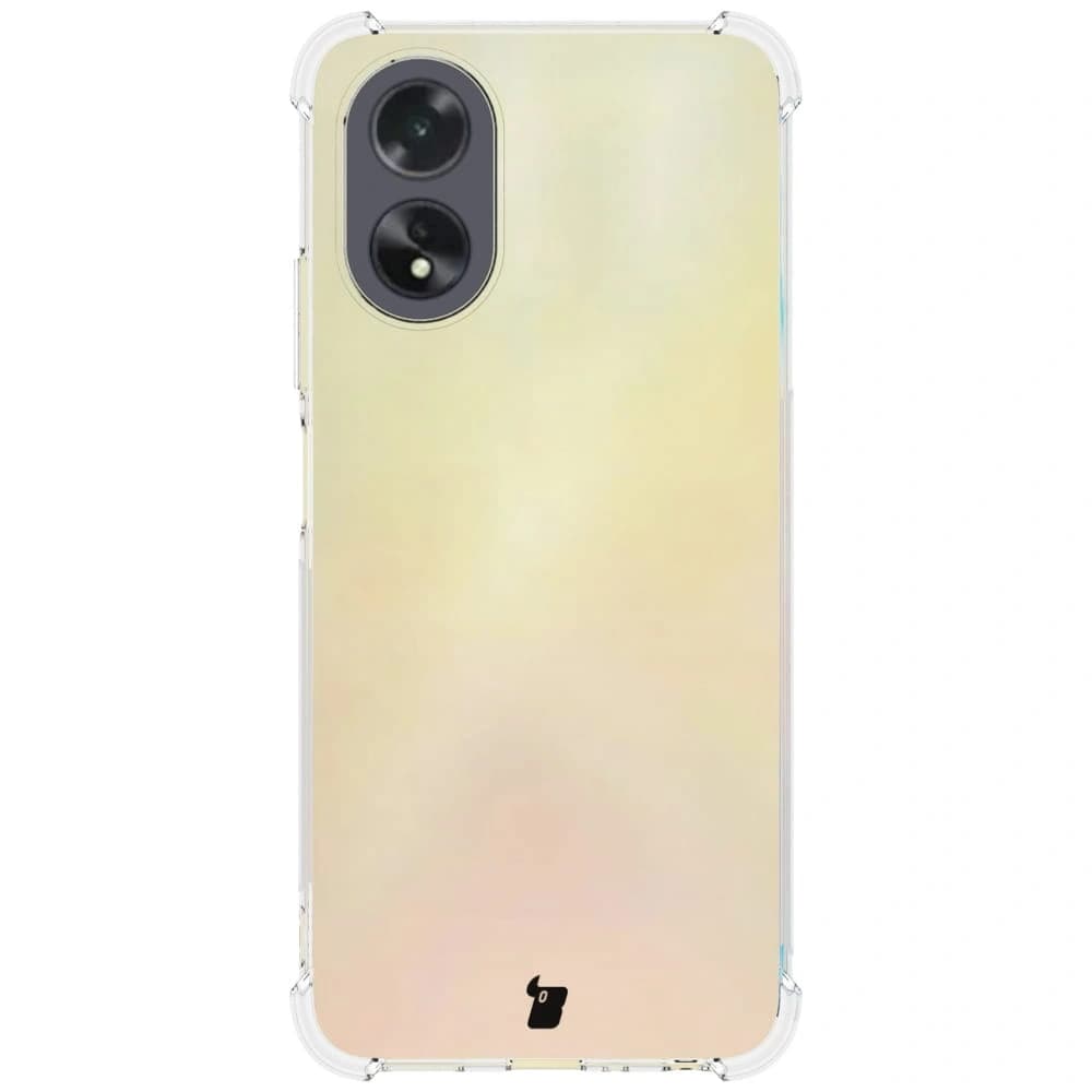 Bizon Case Clear Pack Hülle + 2x Displayglas für Oppo A38 4G klar - 2