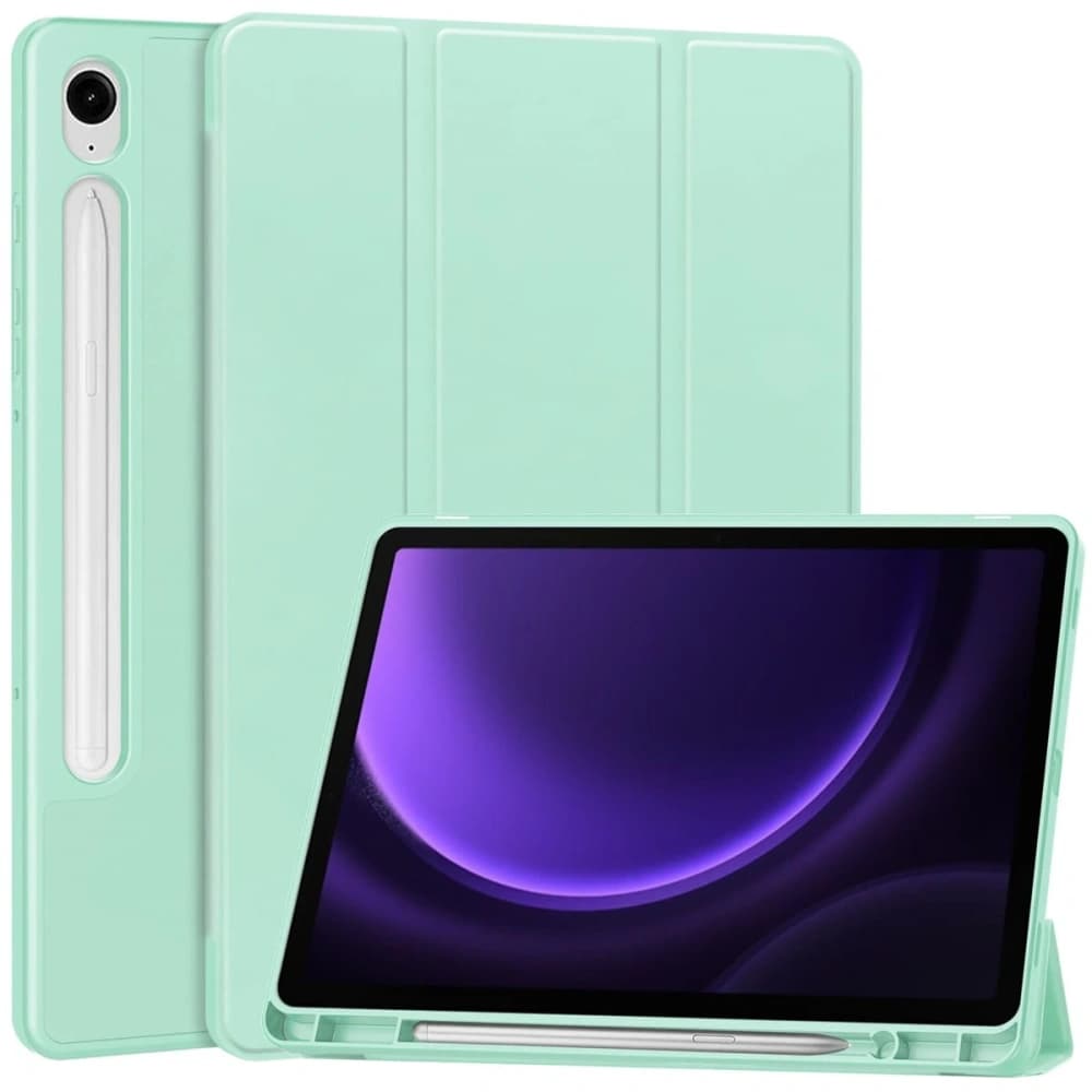 Bizon Case Tab Lizard Samsung Galaxy Tab S9 / S9 FE mint - 1