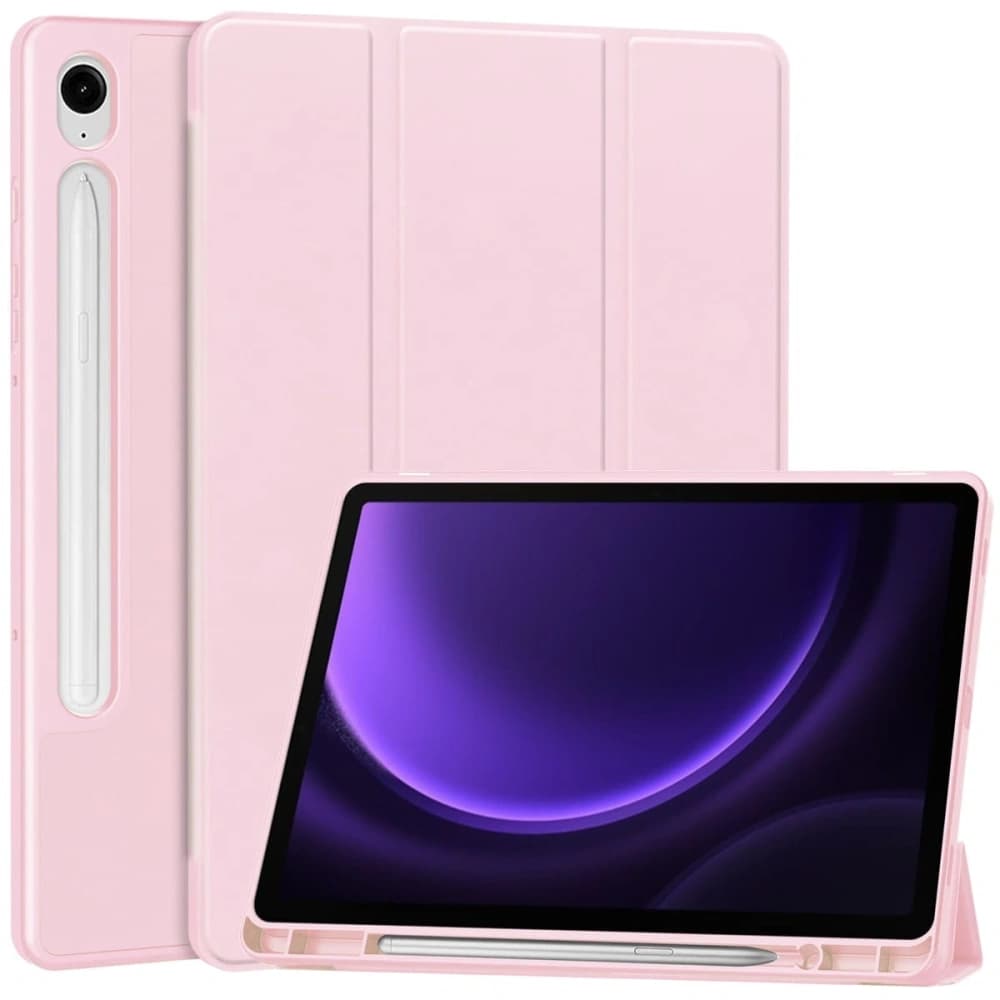 Bizon Case Tab Lizard Samsung Galaxy Tab S9 / S9 FE rosa - 1