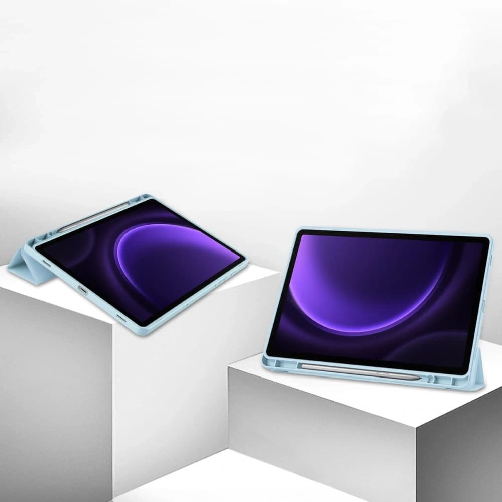 Bizon Case Tab Lizard Samsung Galaxy Tab S9 / S9 FE blau - 4