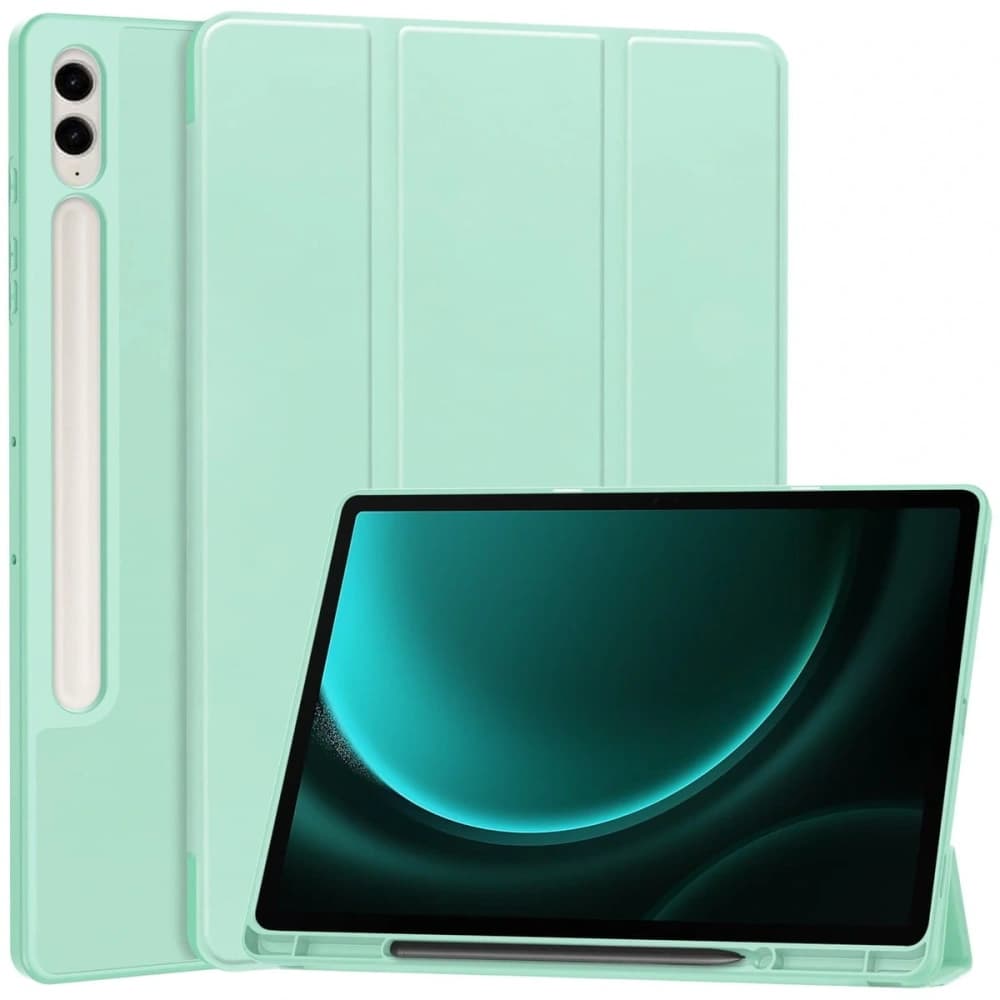 Bizon Case Tab Lizard Samsung Galaxy Tab S9 FE Plus mint - 1